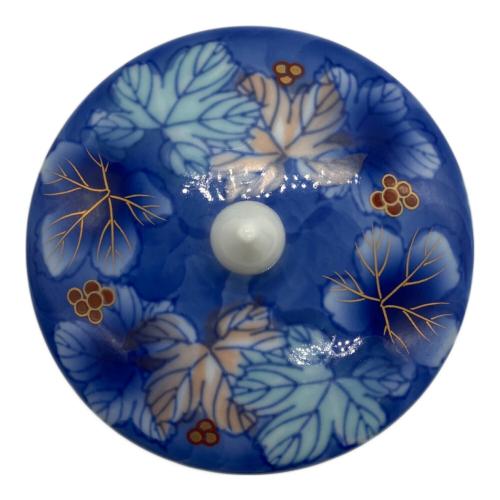 深川製磁 (フカガワセイジ) 睦揃 ブルー ▲ 赤絵葡萄