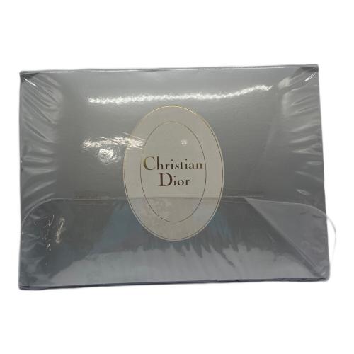 Christian Dior (クリスチャン ディオール) ボックスシーツ 140cm×200㎝ ネイビー