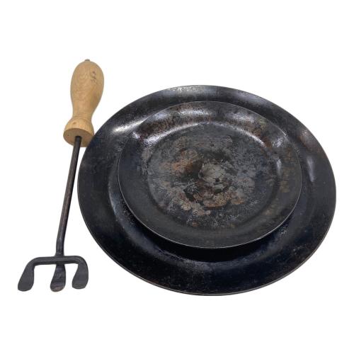 槙塚鉄工所 (マキツカテッコウジョ) フライパンディッシュ 2P ハンドルセット TAKIBIZM