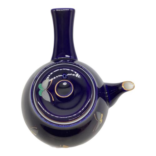 香蘭社 (コウランシャ) 茶器揃え ▲ 瑠璃 蝶