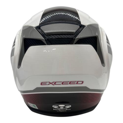 Kabuto (カブト) バイク用ヘルメット 59~60CM ホワイト EXCEED