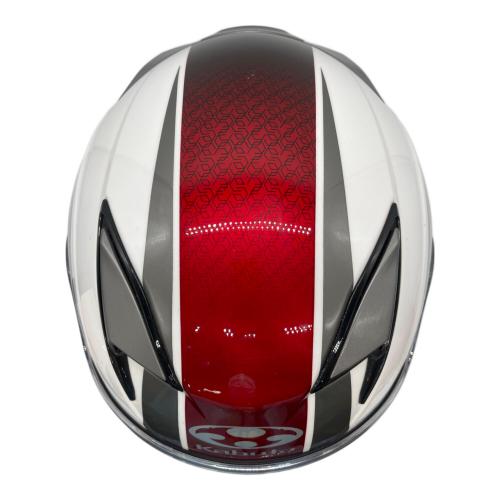 Kabuto (カブト) バイク用ヘルメット 59~60CM ホワイト EXCEED ニオイ有 2021年製 PSCマーク(バイク用ヘルメット)有