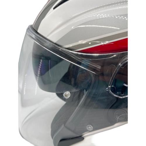Kabuto (カブト) バイク用ヘルメット 59~60CM ホワイト EXCEED ニオイ有 2021年製 PSCマーク(バイク用ヘルメット)有