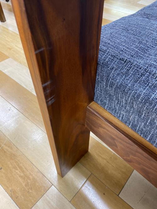 松本木工 2.5人掛けソファー ライトブラウン×グレー 122 ファブリック FORESTⅡ