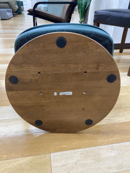 karimoku (カリモク) オットマン グリーン 71 総革