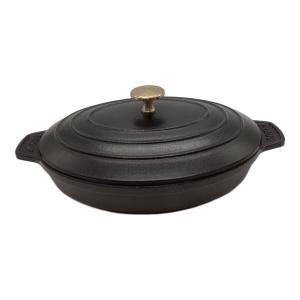 Staub (ストウブ) オーバルホットプレート 23cm ブラック