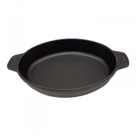 ストウブ　オーバルホットプレート　23cm ブラック Staub (ストウブ) オーバルホットプレート 23cm ブラック｜トレファク