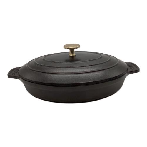 Staub (ストウブ) オーバルホットプレート 23cm ブラック