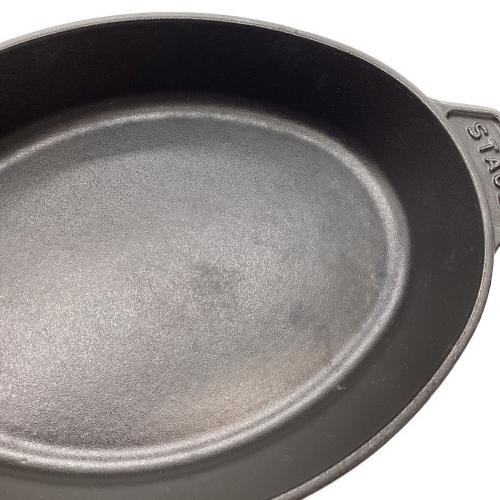 Staub (ストウブ) オーバルホットプレート 23cm ブラック