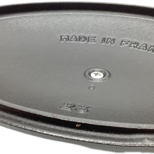 Staub (ストウブ) オーバルホットプレート 23cm ブラック