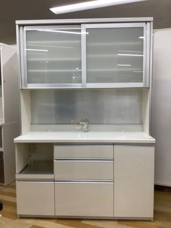 Pamouna (パモウナ) レンジボード ホワイト 48 2枚スライド扉