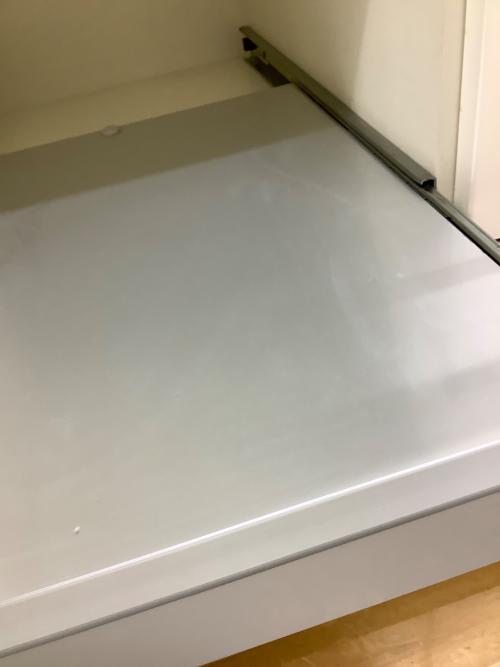 Pamouna (パモウナ) レンジボード ホワイト 48 2枚スライド扉