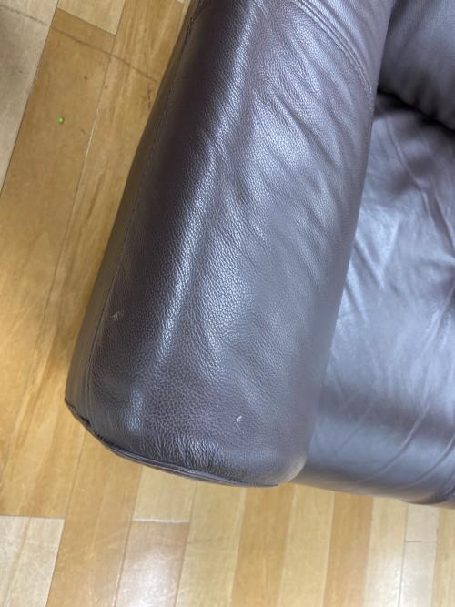 3人掛けソファー ブラウン 152