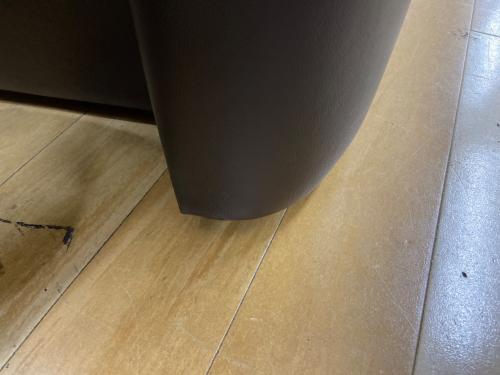 3人掛けソファー ブラウン 152