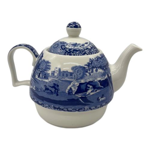 spode (スポード) ティーフォーワン ブルー×ホワイト  ブルーイタリアン