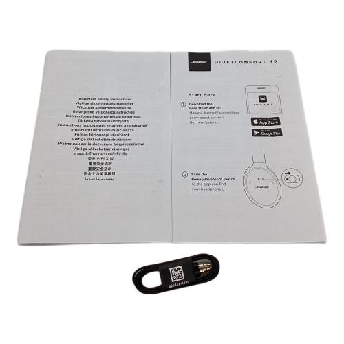 BOSE (ボーズ) ワイヤレスヘッドホン QC45 動作確認済み