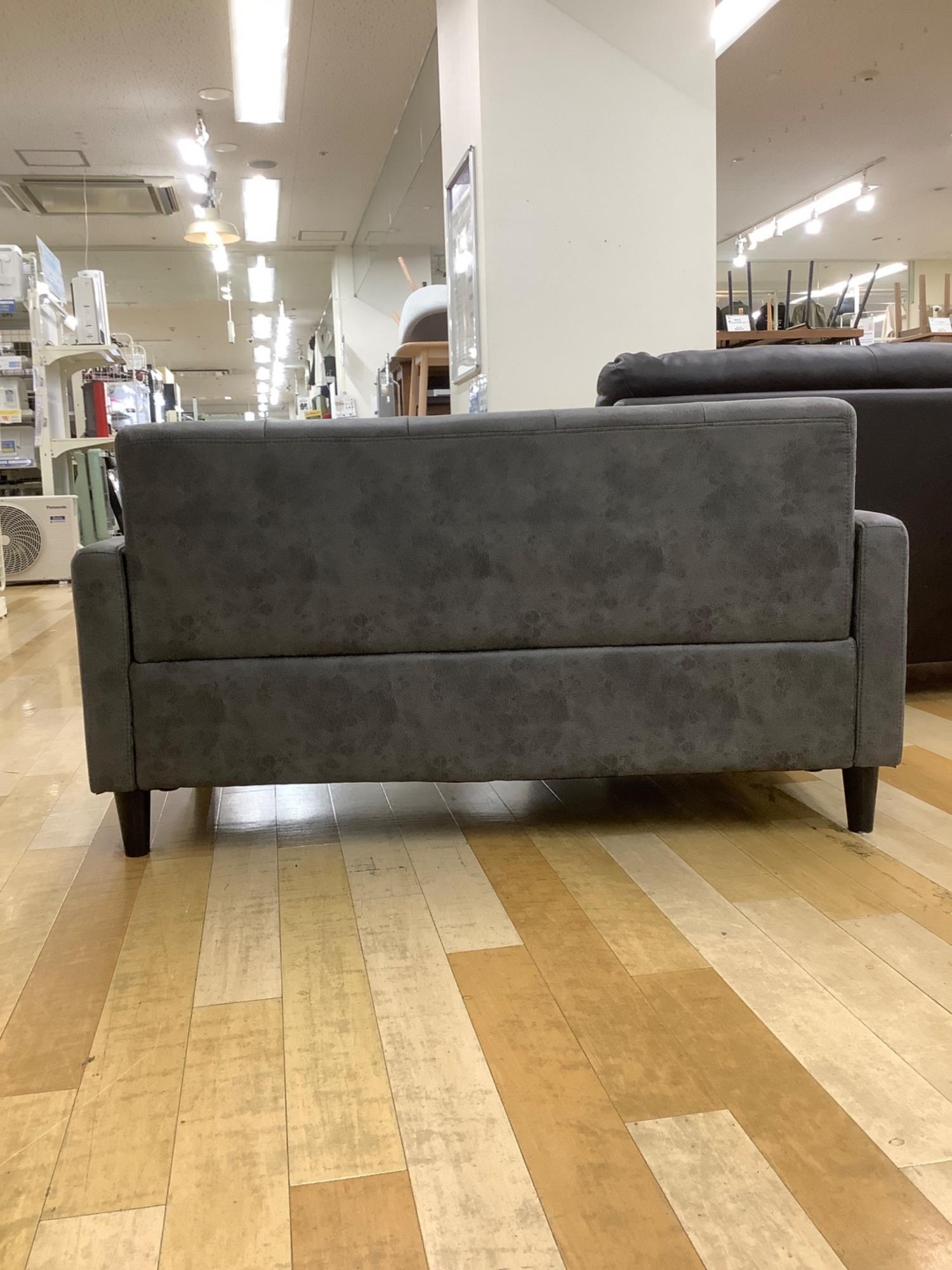 2人掛けソファー グレー 7 合皮｜トレファクONLINE