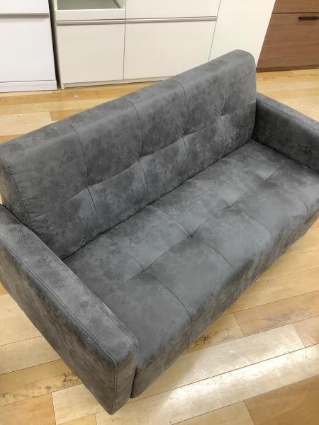 2人掛けソファー グレー 7 合皮｜トレファクONLINE