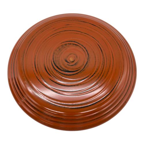 象彦 (ゾウヒコ) 丸盆 直径36cm 根来ロクロ目 大サイズ ▲