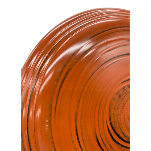 象彦 (ゾウヒコ) 丸盆 直径36cm 根来ロクロ目 大サイズ ▲