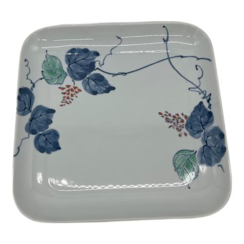 橘吉 (タチキチ) 取分け揃え ホワイト×グリーン はなぞめ 小皿5P 大皿1P