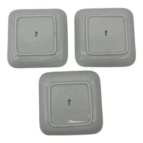 橘吉 (タチキチ) 取分け揃え ホワイト×グリーン はなぞめ 小皿5P 大皿1P