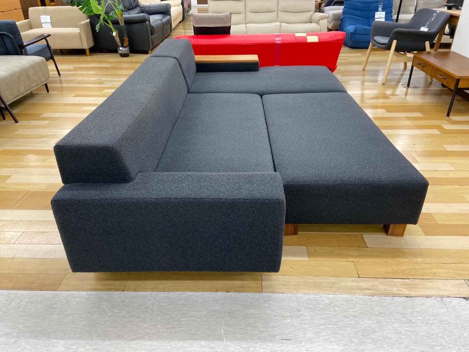 美品　FLANNEL SOFA フランネルソファ オットマン FLANNEL SOFA (フランネルソファ) カウチソファー BRICK