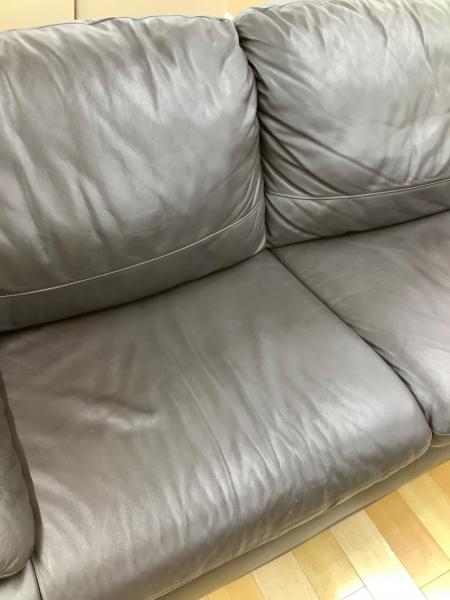 leatherworld (レザーワールド) 2人掛けソファー ダークブラウン