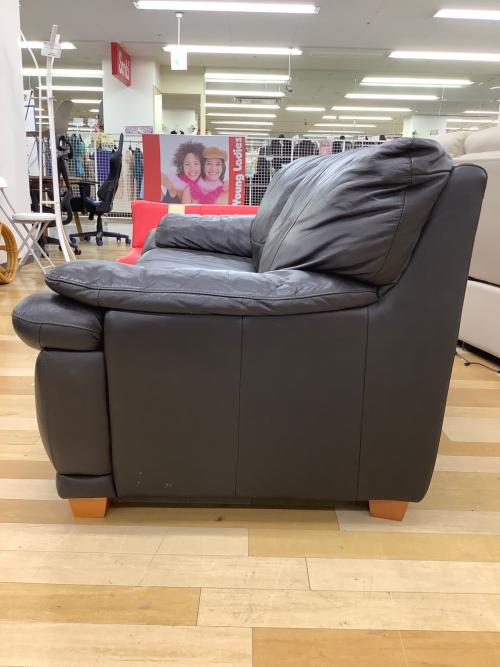 leatherworld (レザーワールド) 2人掛けソファー ダークブラウン 36 総革