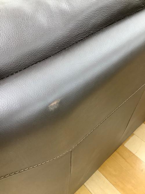 leatherworld (レザーワールド) 2人掛けソファー ダークブラウン 36 総革