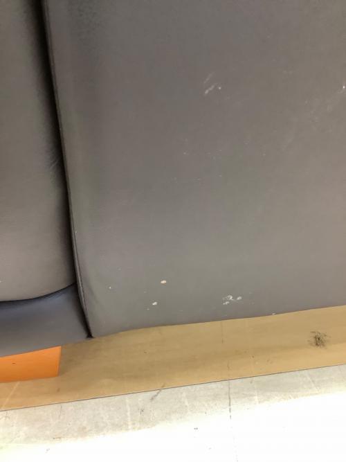 leatherworld (レザーワールド) 2人掛けソファー ダークブラウン 36 総革