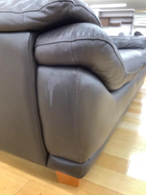 leatherworld (レザーワールド) 2人掛けソファー ダークブラウン