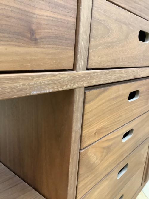 無印良品 (ムジルシリョウヒン) スタッキングシェルフ ブラウン 192 収納付き ウォールナット