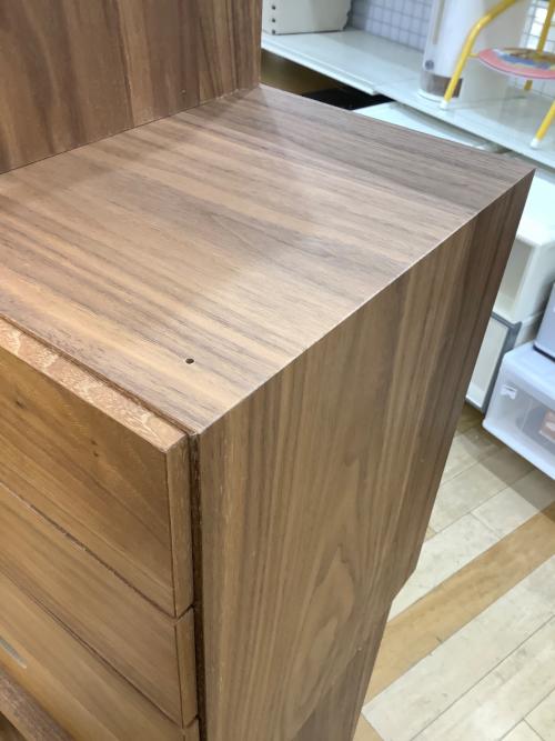 無印良品 (ムジルシリョウヒン) スタッキングシェルフ ブラウン 192 収納付き ウォールナット