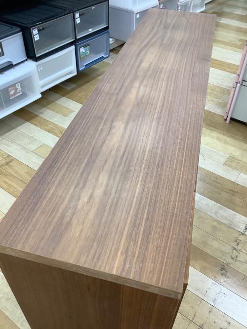 無印良品 (ムジルシリョウヒン) スタッキングシェルフ ブラウン 192 収納付き ウォールナット