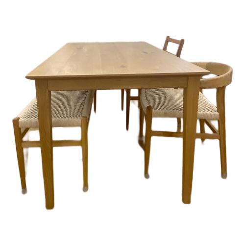 光製作所 (ヒカリセイサクショ) ベンチダイニング4点セット ナチュラル×ベージュ FAN DINING KOTATSU TABLE