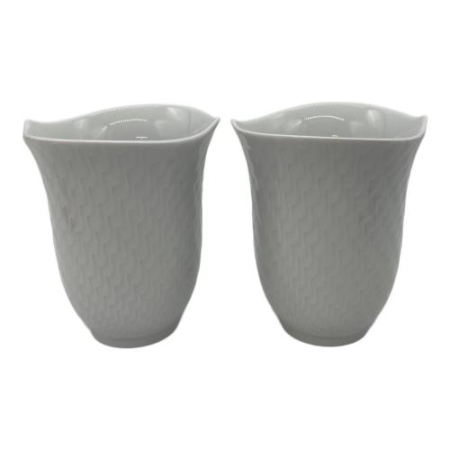 Meissen (マイセン) タンブラー 波の戯れホワイト 2Pセット