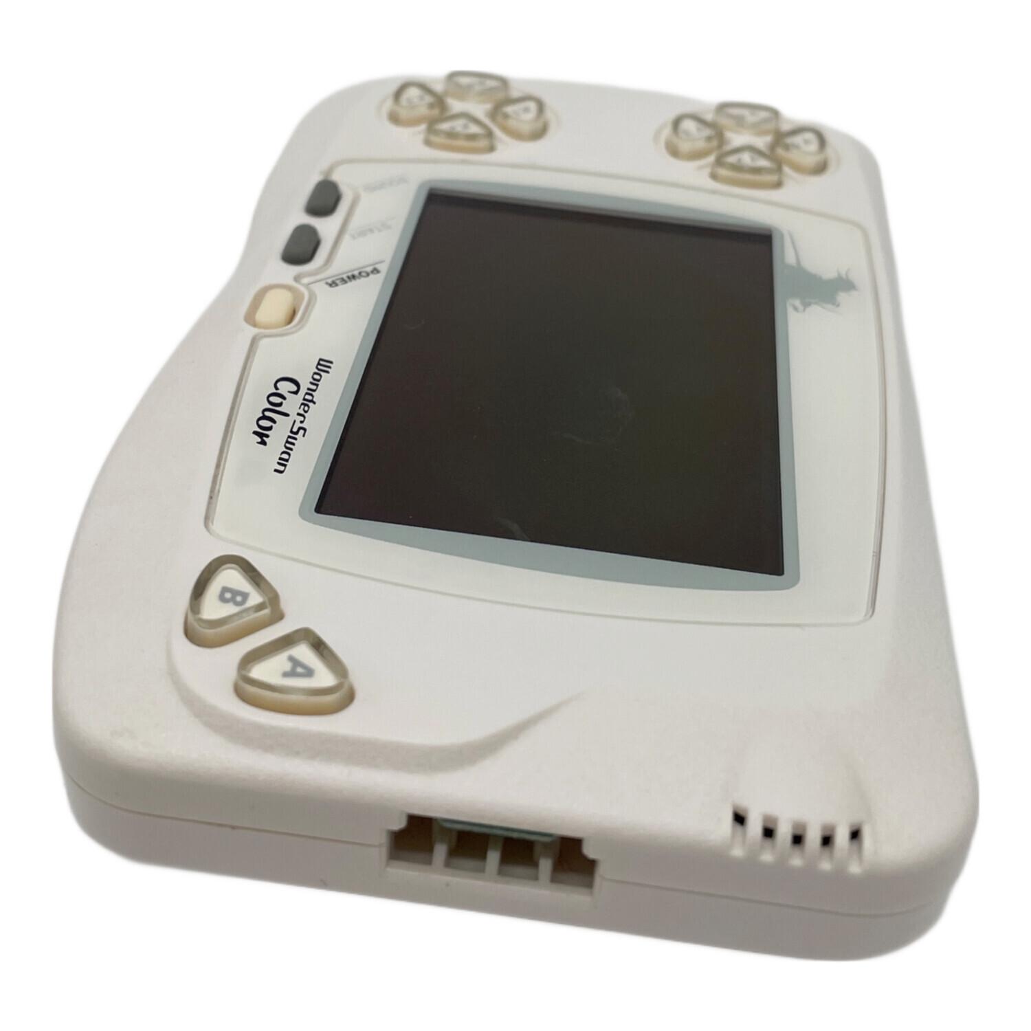 ワンダースワンカラー ファイナルファンタジー同梱版 ＋ソフト2本 液晶交換済 ワンダースワンカラーFF同梱版 ファイナルファンタジー 中古品 - メルカリ