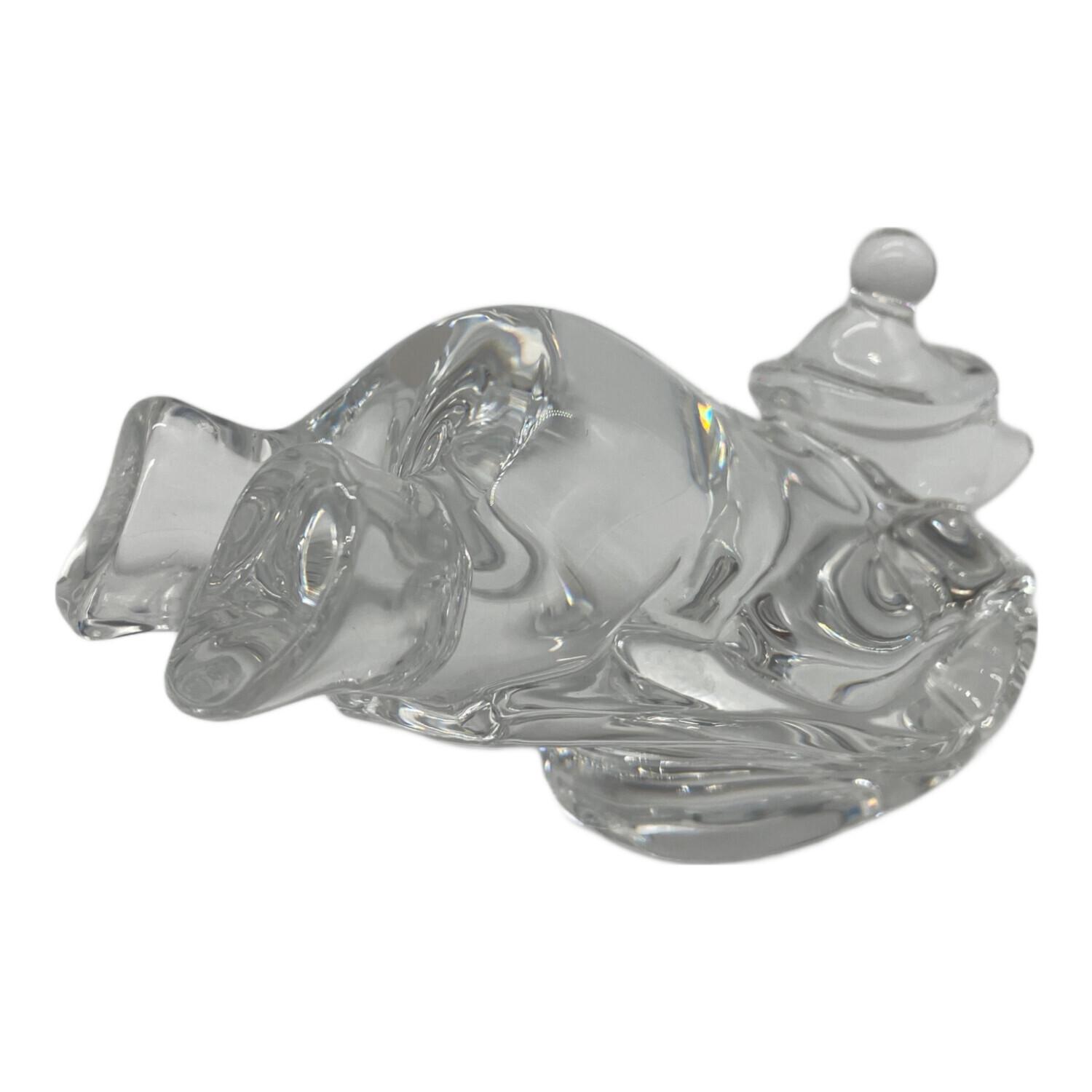 Baccarat (バカラ) クリスタルオブジェ クマ ソリ滑り｜トレファクONLINE