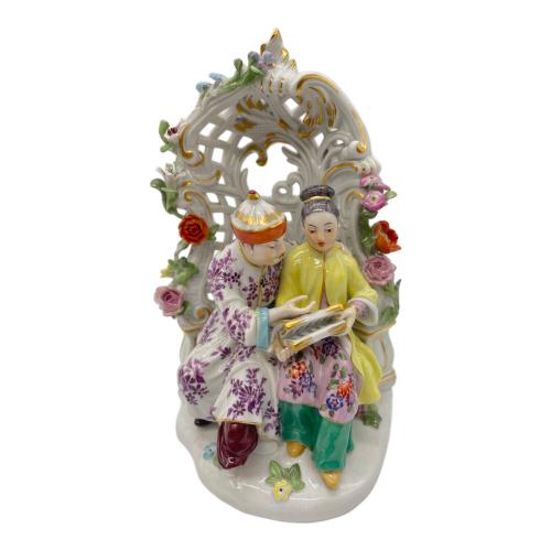 Meissen (マイセン) フィギュリン カケ有 65640 シノワズリ @ 異国の人々