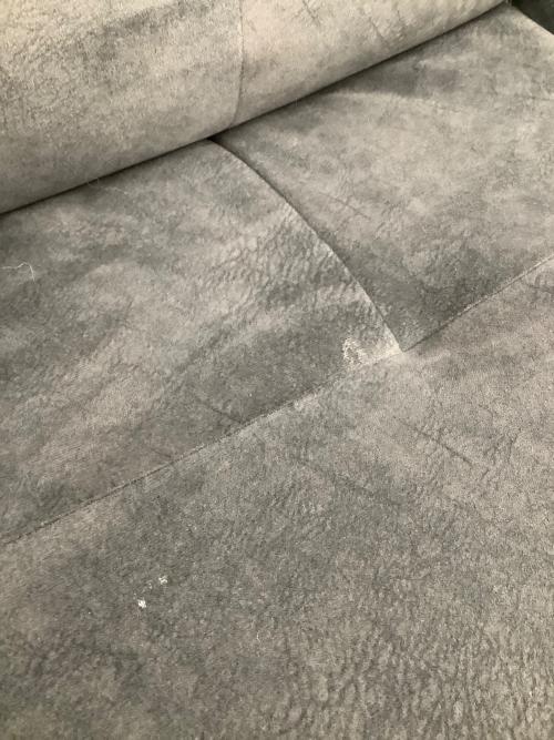 徳田家具 モダンベーシック1回転ソファー グレー×ホワイト アサヒ