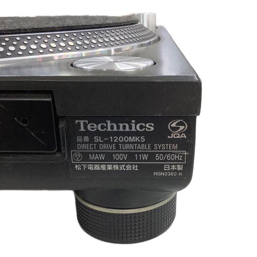 Technics (テクニクス) ターンテーブル SL-1200MK5 カートリッジ:SHURE