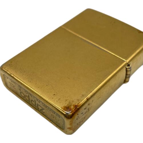 ZIPPO (ジッポ) ZIPPO ゴールド 斜め線 着火未確認 1996年｜トレファク