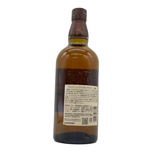 サントリー ジャパニーズウィスキー シングルモルト ウイスキー 700ml 山崎 未開封 大阪