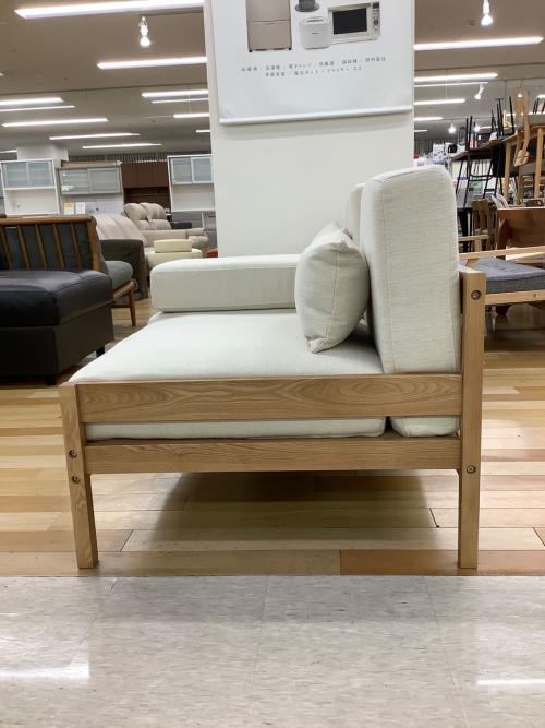 VENTOTA (ベントータ) 3人掛けソファー アイボリー×ナチュラル アーツキ