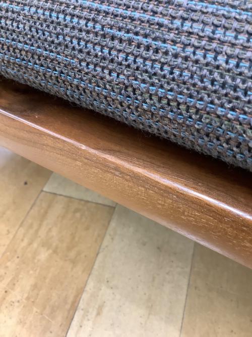 飛騨産業 (ヒダサンギョウ) 2人掛けソファー ナチュラル×グレー 19 SW105W ファブリック 森のことば