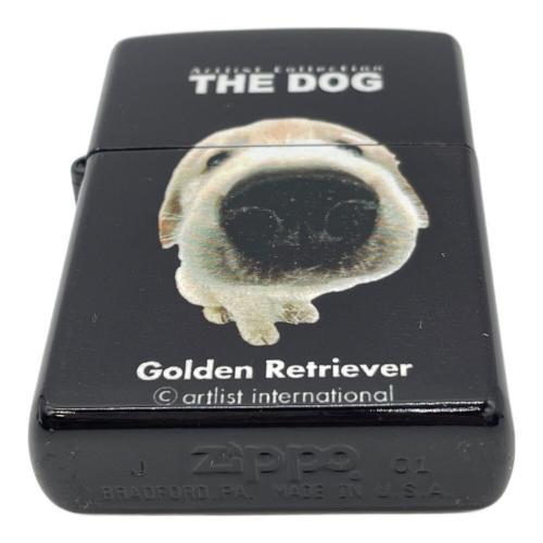 ZIPPO ブラック THE DOG ゴールデンレトリバー 2001年10月製造