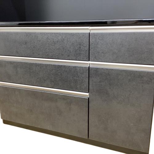 インテリア岩永 (インテリアイワナガ) レンジボード グレー×ブラック トライ120KB