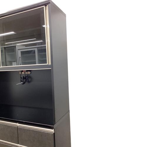 インテリア岩永 (インテリアイワナガ) レンジボード グレー×ブラック トライ120KB