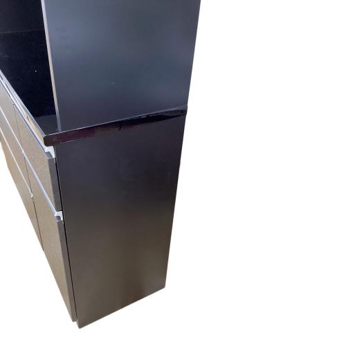 インテリア岩永 (インテリアイワナガ) レンジボード グレー×ブラック トライ120KB